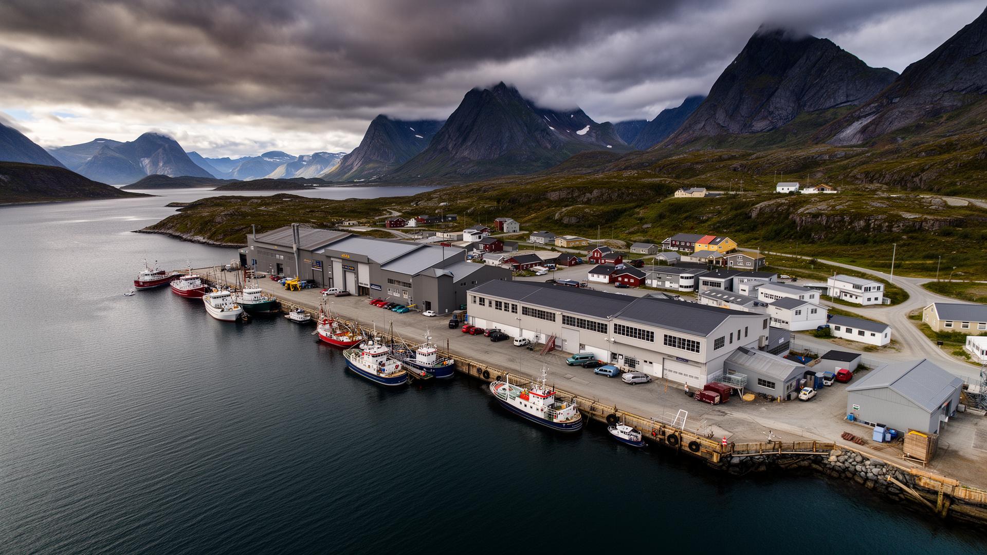 Industriområdet i Botnhamn